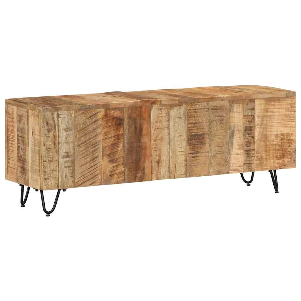 337843 vidaXL TV Cabinet 110x30x40 cm Solid Wood Mango