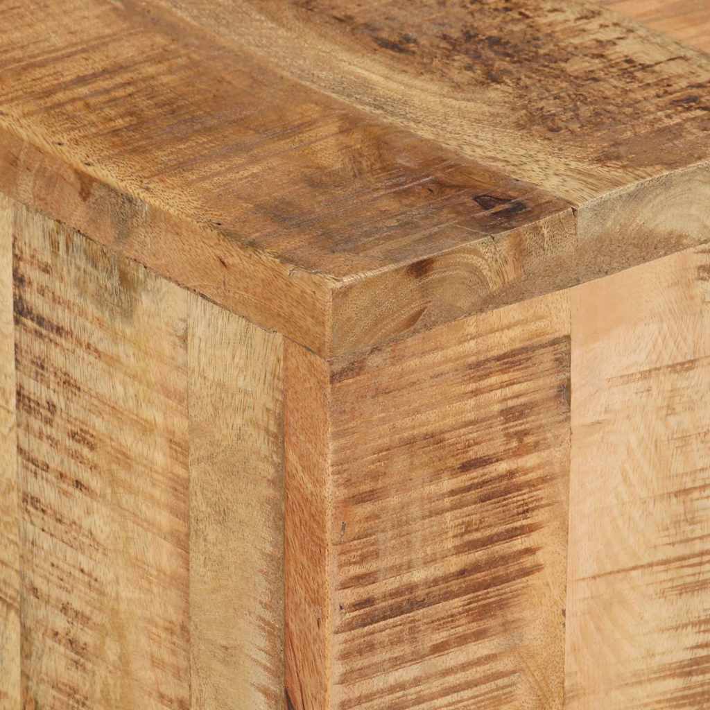 337843 vidaXL TV Cabinet 110x30x40 cm Solid Wood Mango