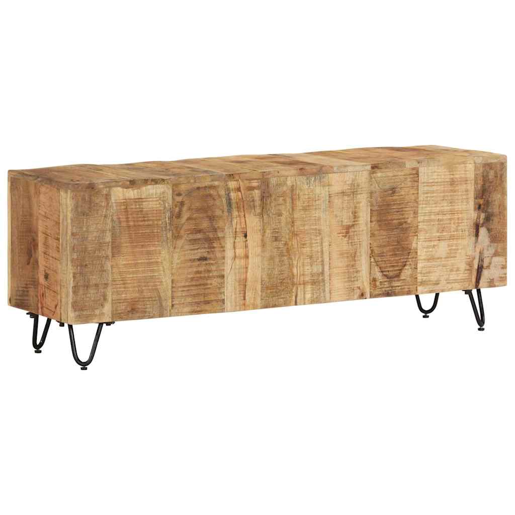 337843 vidaXL TV Cabinet 110x30x40 cm Solid Wood Mango