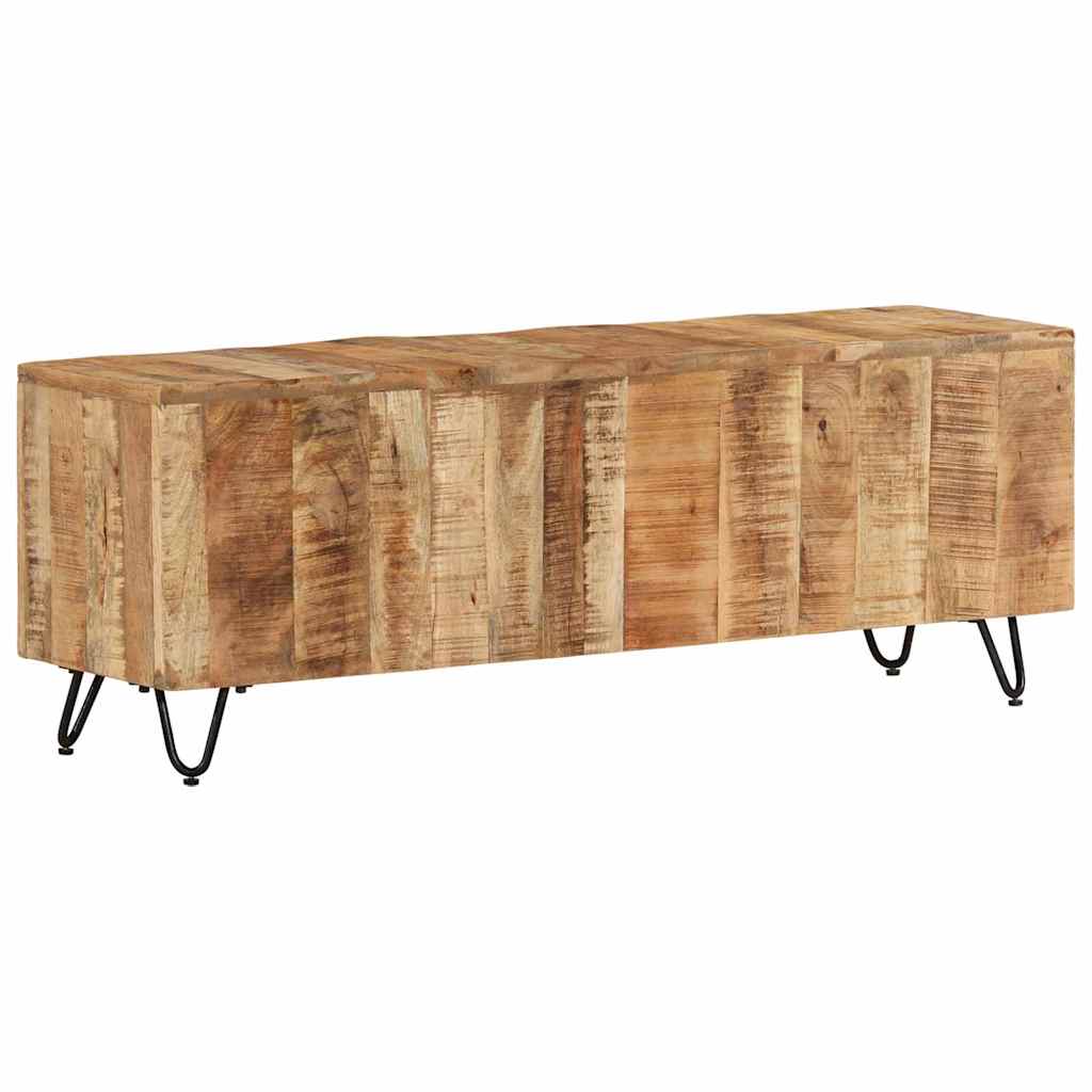 337843 vidaXL TV Cabinet 110x30x40 cm Solid Wood Mango