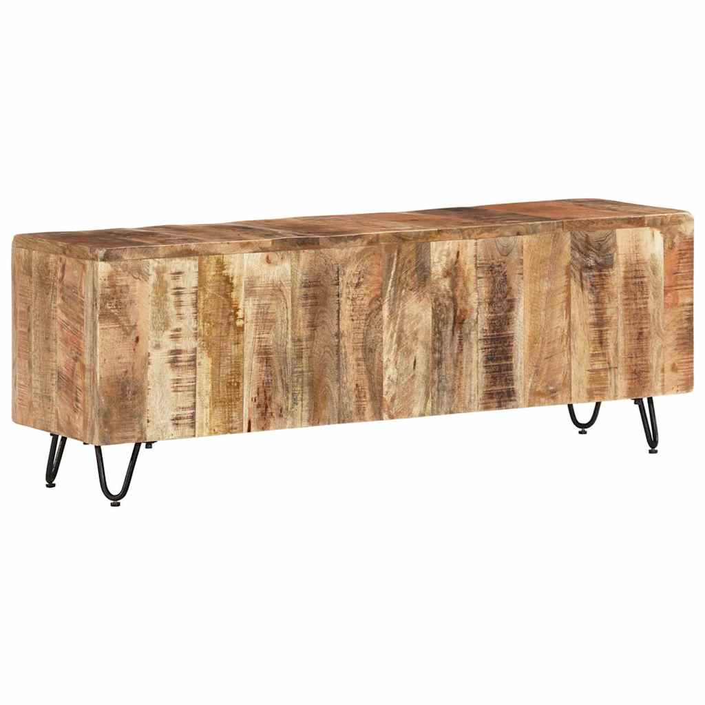 337843 vidaXL TV Cabinet 110x30x40 cm Solid Wood Mango