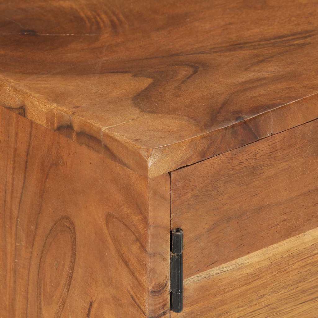 TV Cabinet Solid Wood Acacia with Honey Finish 140x30x40 cm