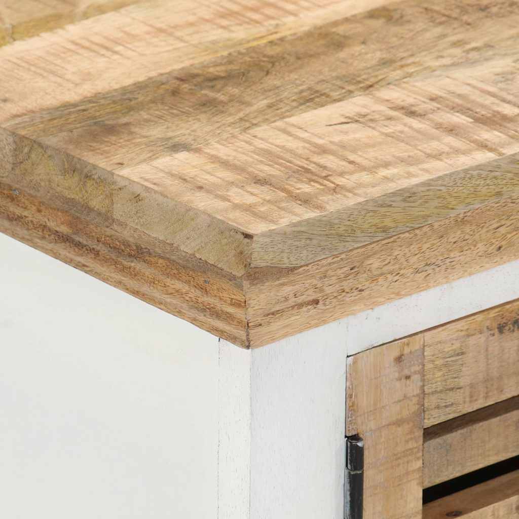 337848 vidaXL TV Cabinet 110x30x40 cm Solid Wood Mango