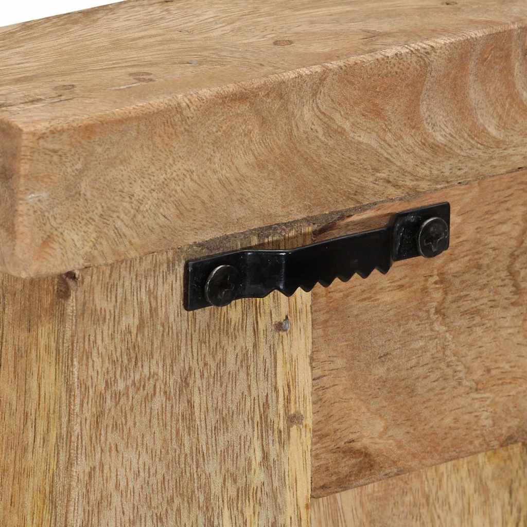 337853 vidaXL Coat Racks 2 pcs Solid Wood Mango 38x100 cm