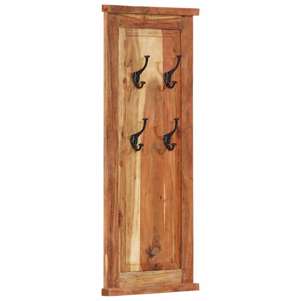 337854 vidaXL Coat Racks 2 pcs Solid Wood Acacia 38x100 cm