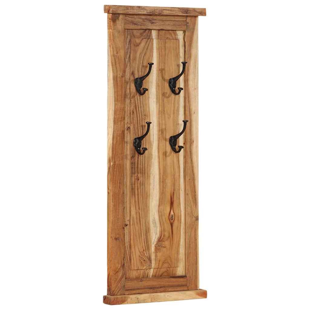 337854 vidaXL Coat Racks 2 pcs Solid Wood Acacia 38x100 cm