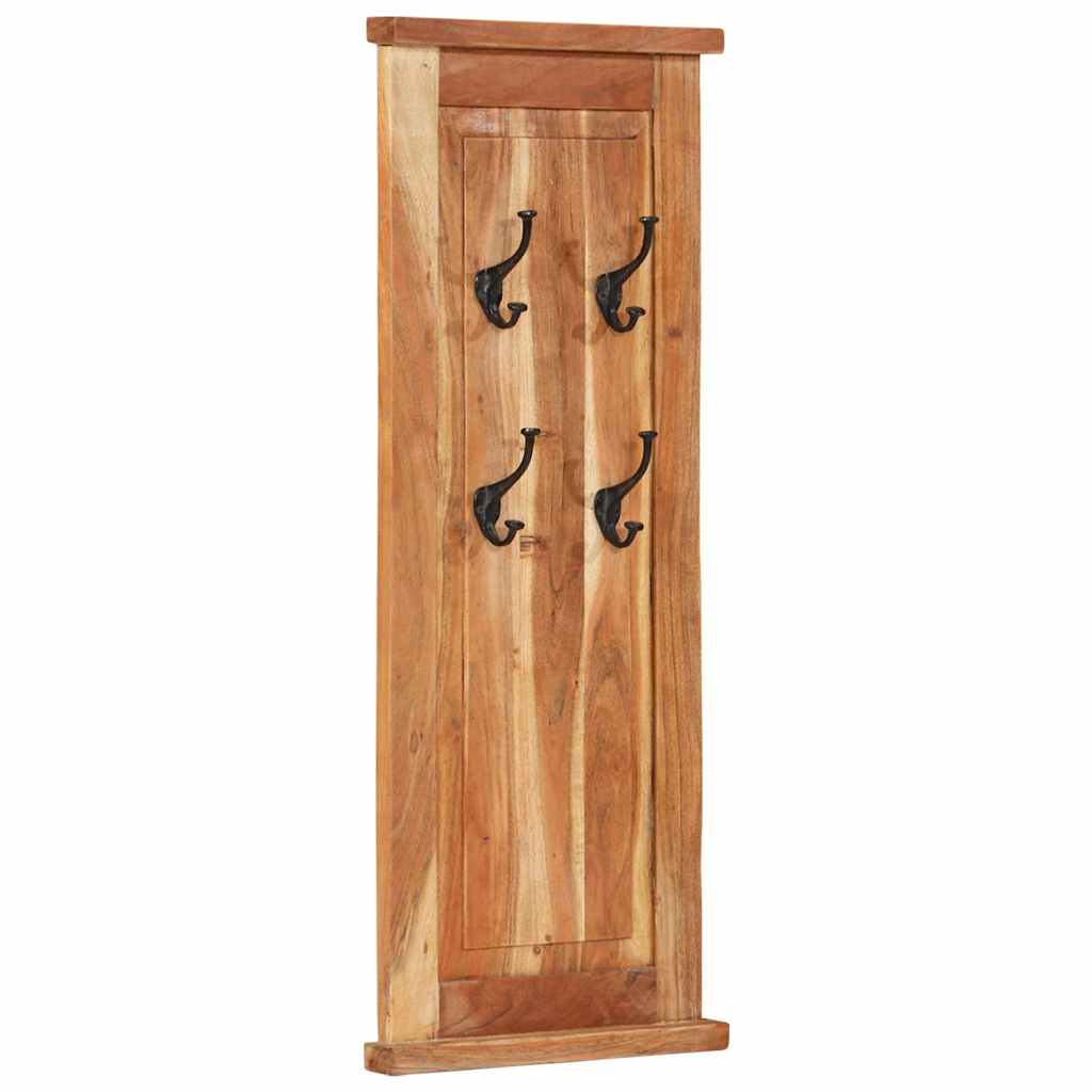 337854 vidaXL Coat Racks 2 pcs Solid Wood Acacia 38x100 cm