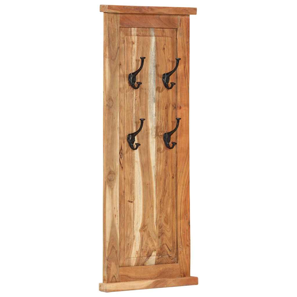337854 vidaXL Coat Racks 2 pcs Solid Wood Acacia 38x100 cm