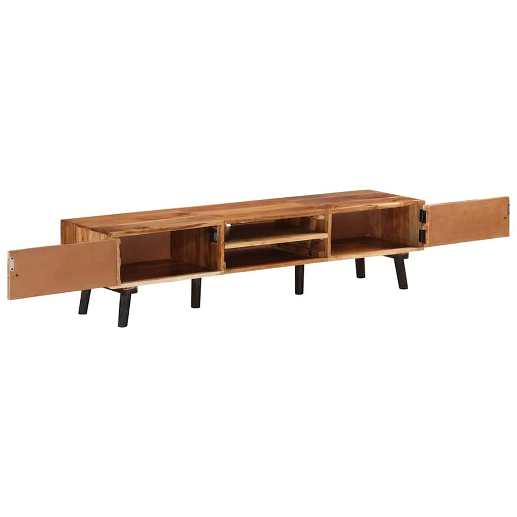 338421 vidaXL TV Cabinet 145x35x35 cm Solid Acacia Wood