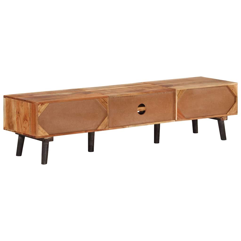 338421 vidaXL TV Cabinet 145x35x35 cm Solid Acacia Wood