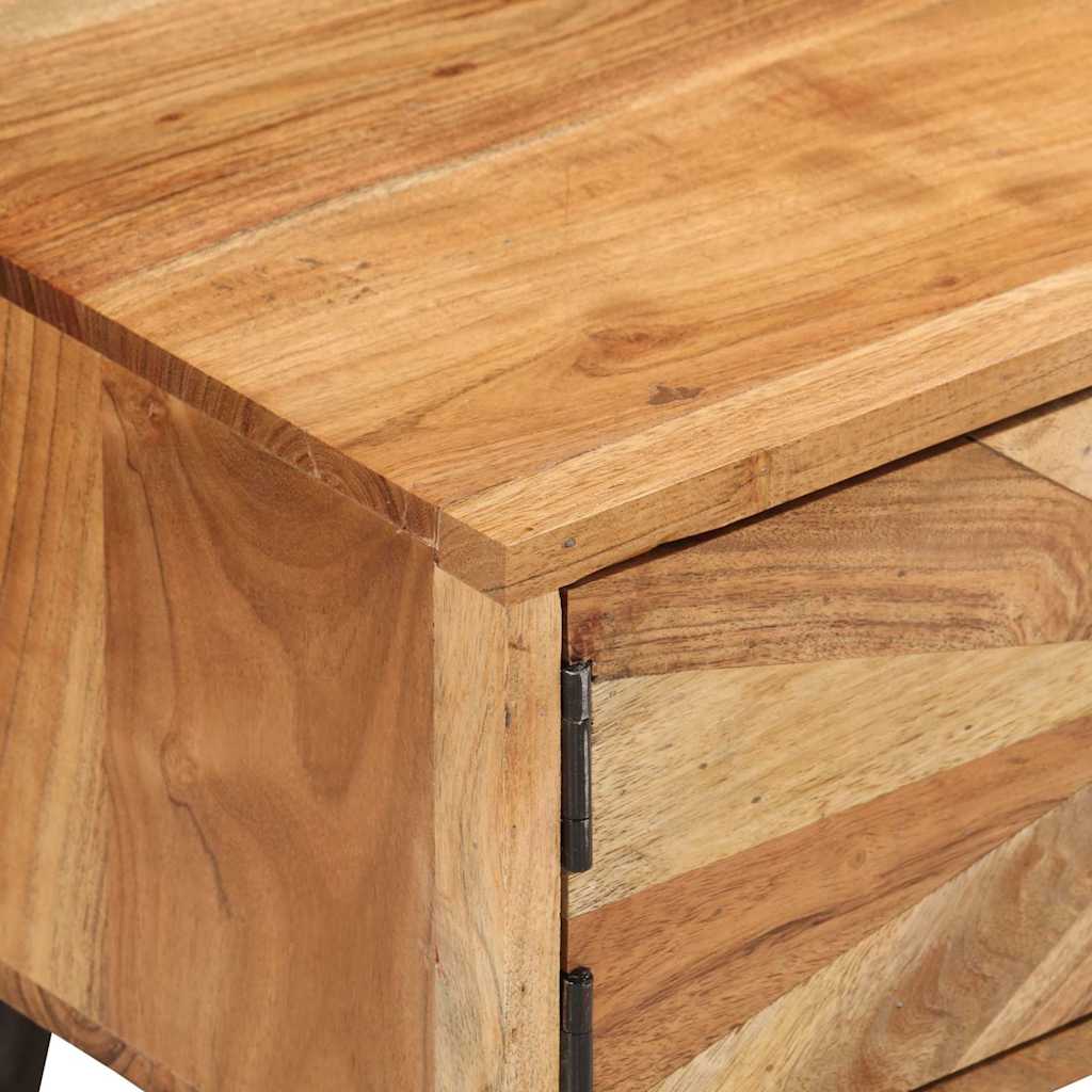 338421 vidaXL TV Cabinet 145x35x35 cm Solid Acacia Wood