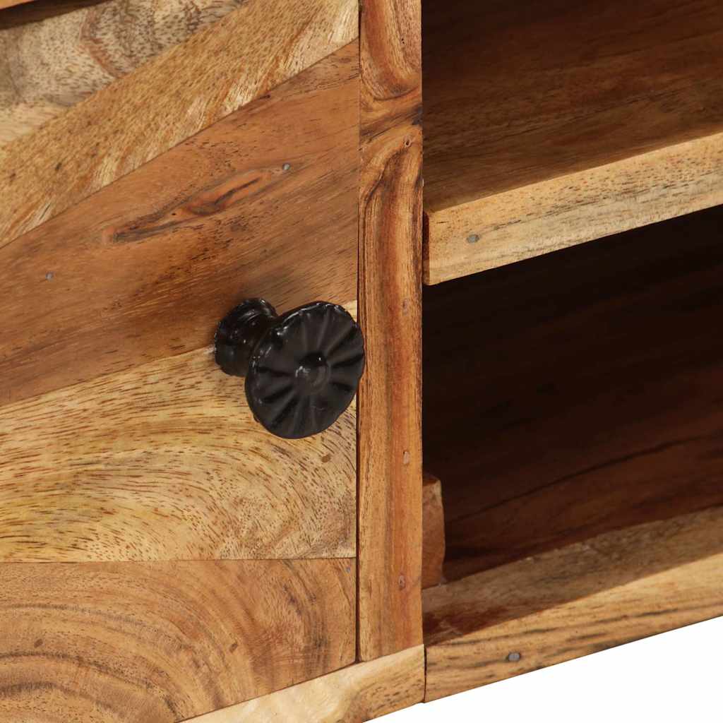 338421 vidaXL TV Cabinet 145x35x35 cm Solid Acacia Wood