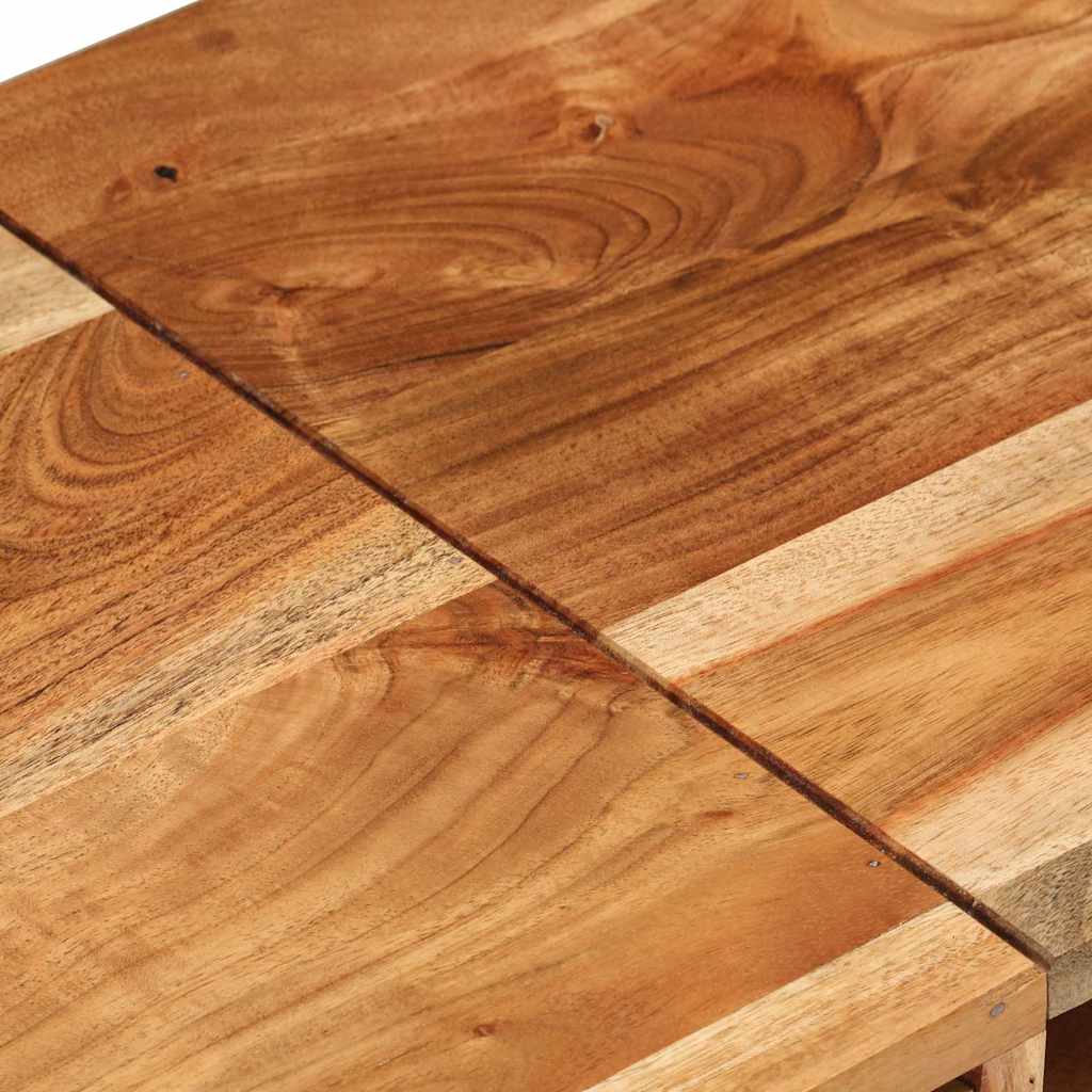 338421 vidaXL TV Cabinet 145x35x35 cm Solid Acacia Wood