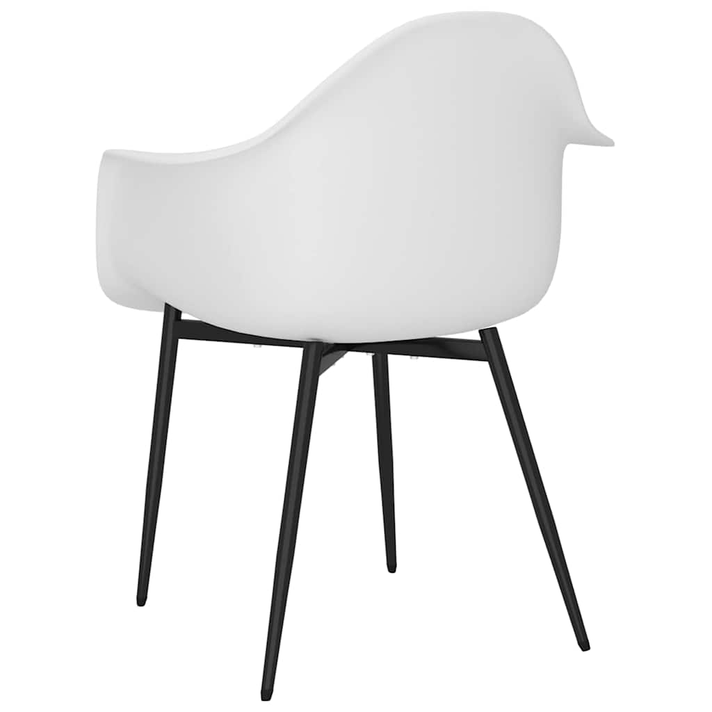 Dining Chairs 6 pcs White PP