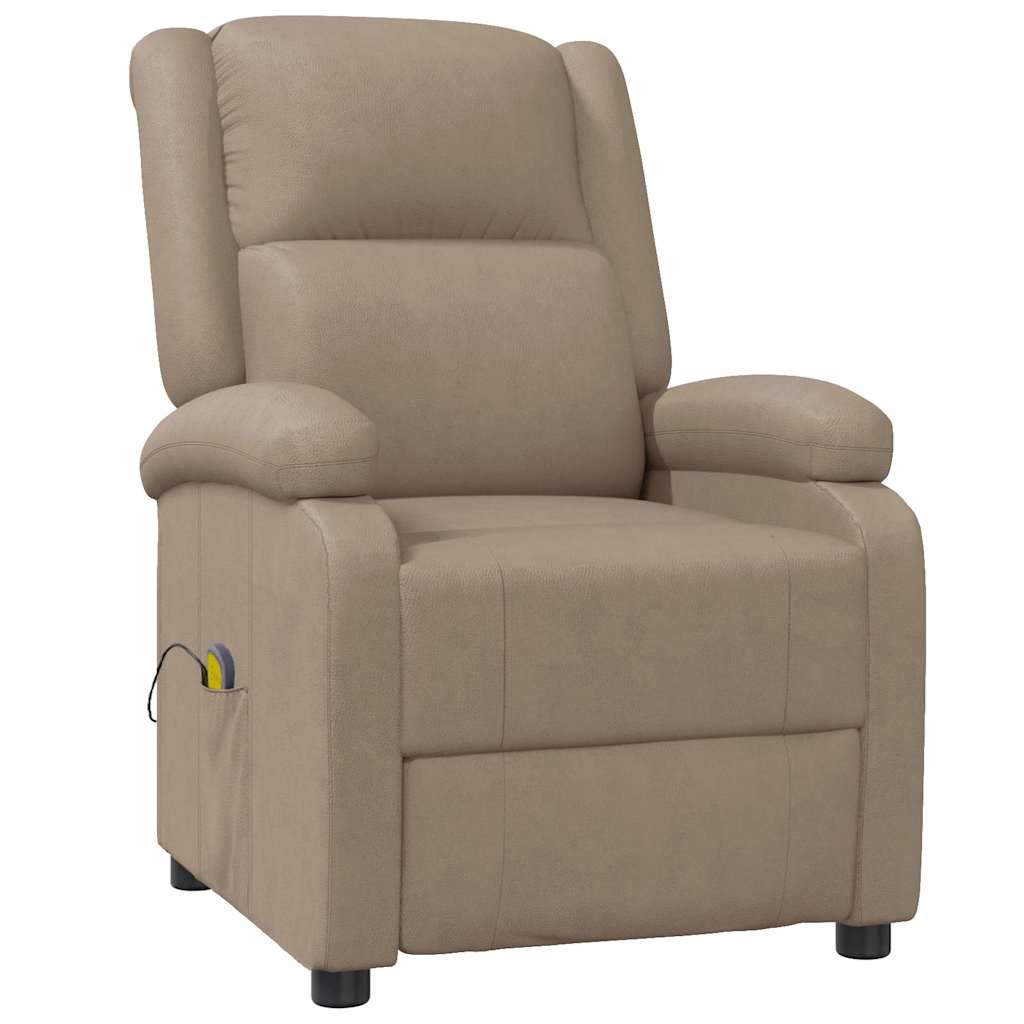 Massage Chair Cappuccino Faux Leather