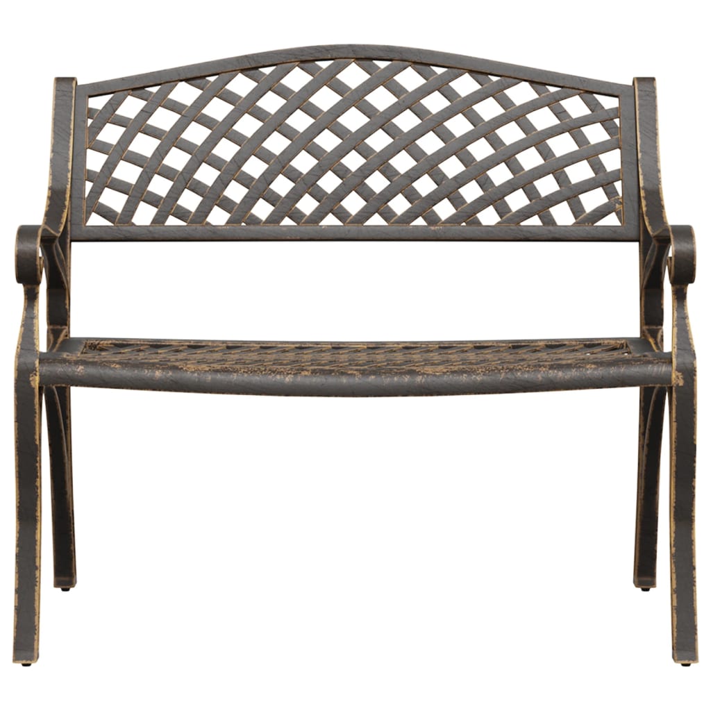 Garden Bench | Bronze | Cast Aluminium, Cast Iron | Medium | Durable