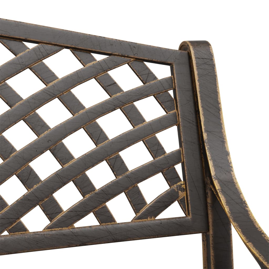 Garden Bench | Bronze | Cast Aluminium, Cast Iron | Medium | Durable