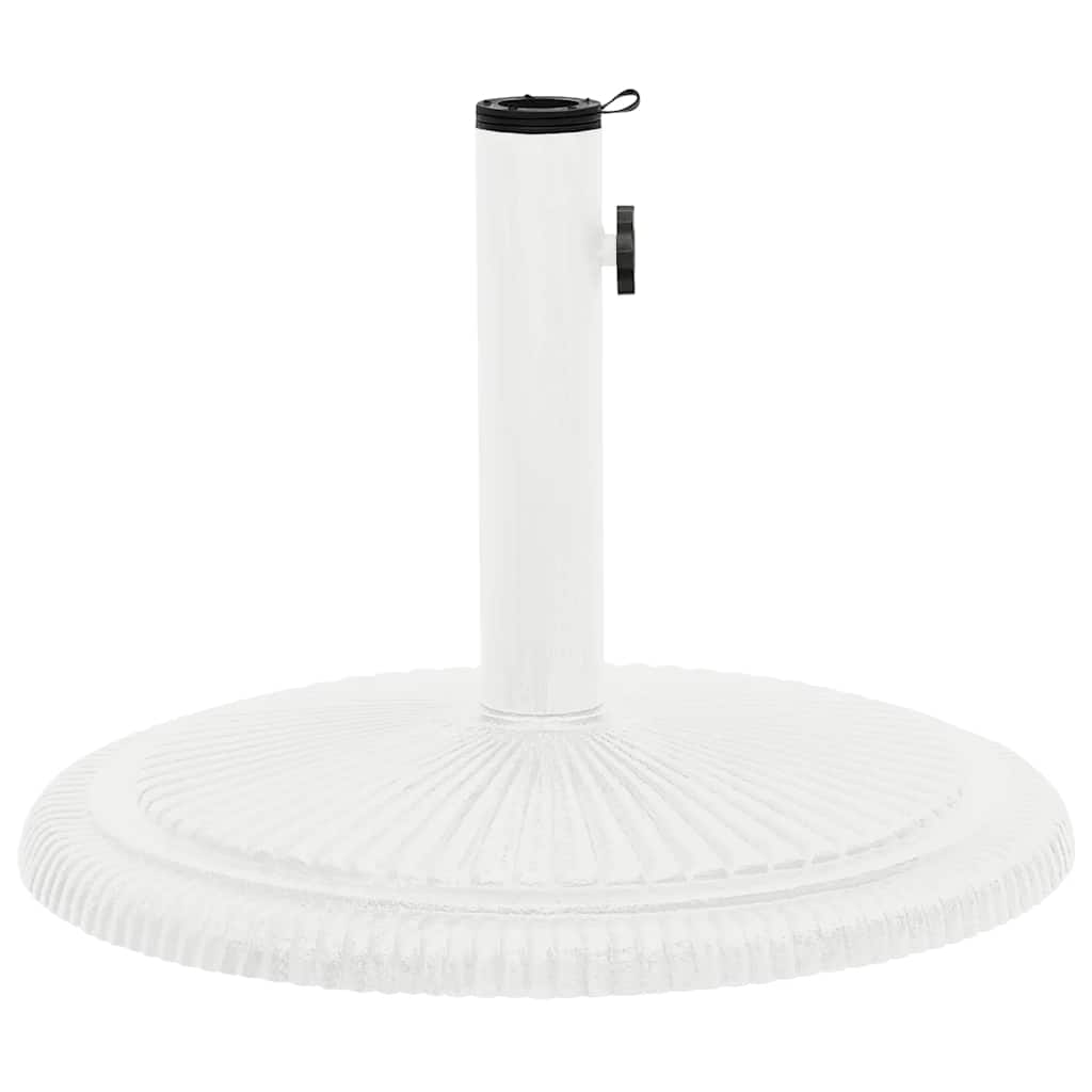 vidaXL Umbrella Base White 45x45x30 cm Cast Iron