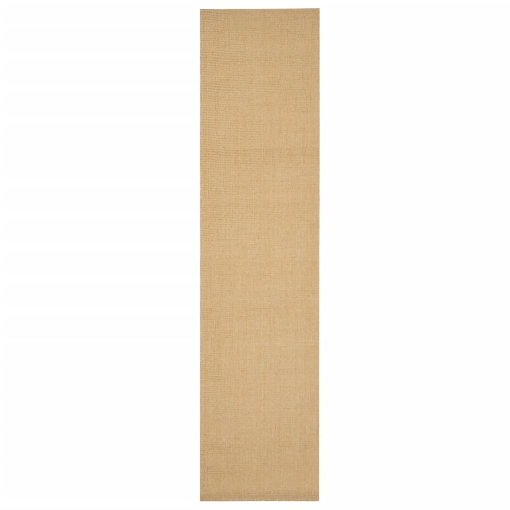 vidaXL Rug Natural Sisal 80x350 cm