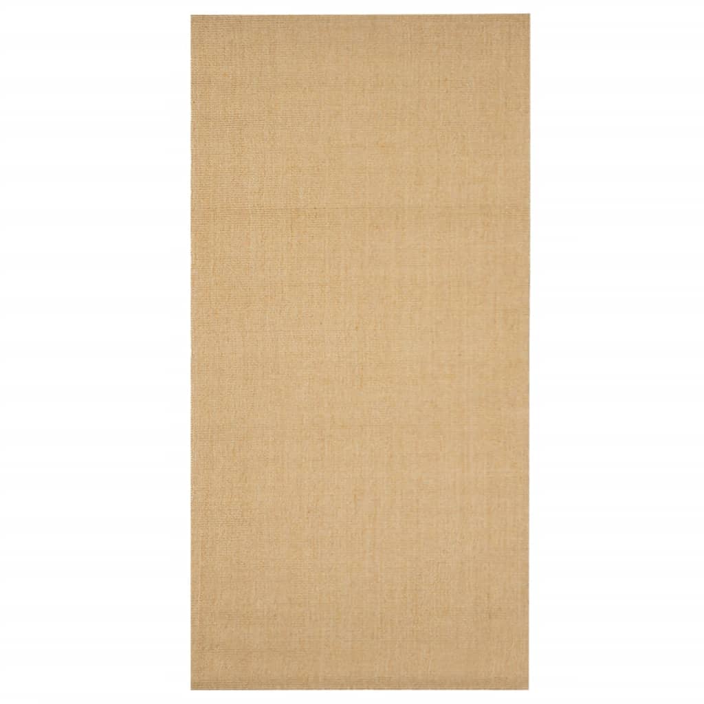 vidaXL Rug Natural Sisal 100x200 cm
