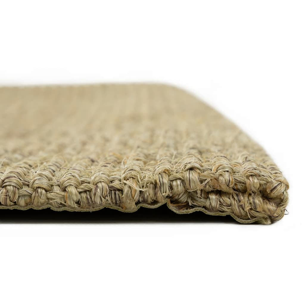 vidaXL Rug Natural Sisal 66x350 cm Green