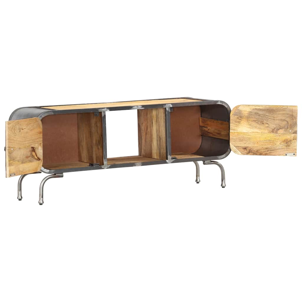 339711 vidaXL TV Cabinet 110x30x42 cm Solid Wood Mango