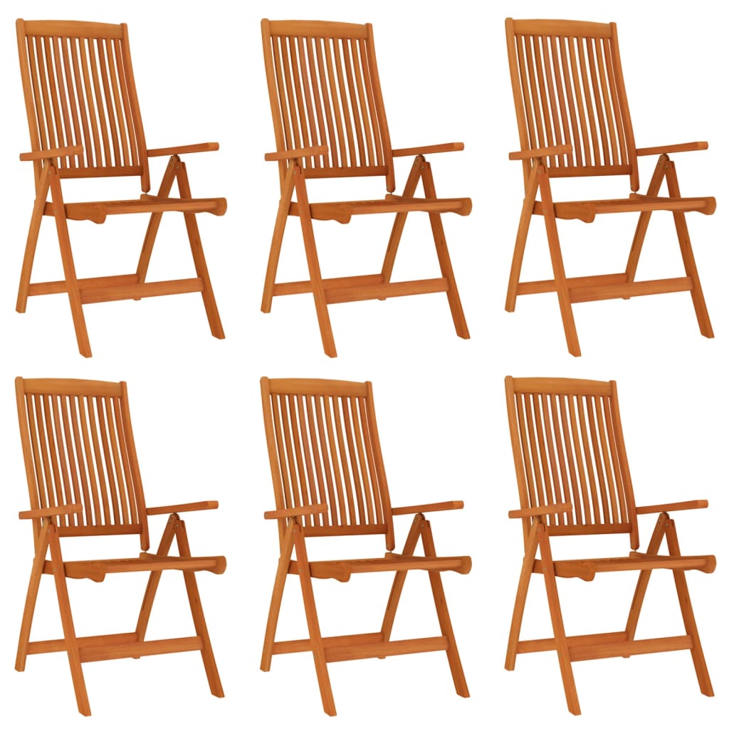 Garden Dining Set | Reddish-brown | Solid eucalyptus wood | Medium