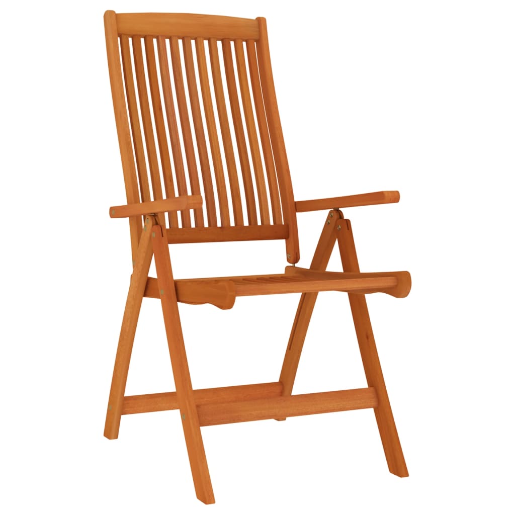 Garden Dining Set | Reddish-brown | Solid eucalyptus wood | Medium