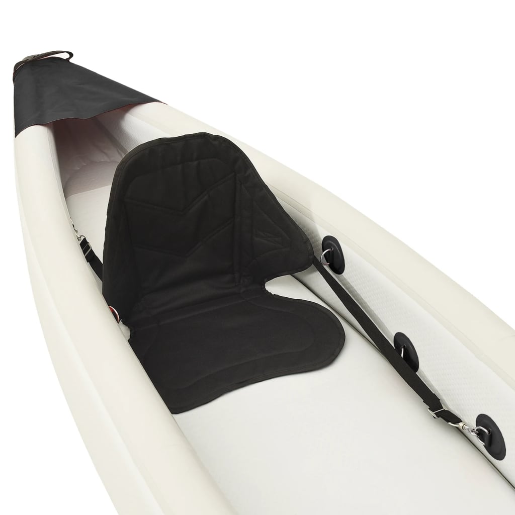 vidaXL Inflatable Kayak Black 375x72x31 cm Polyester