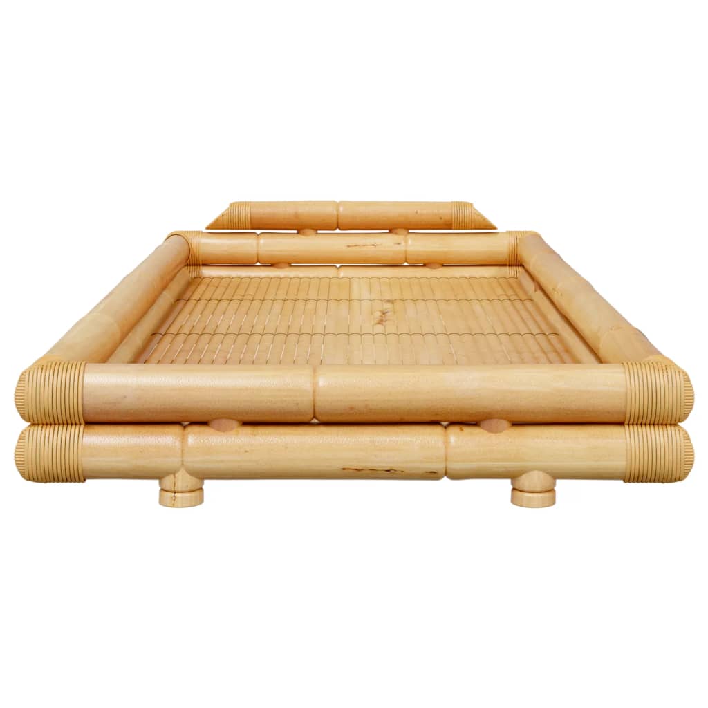 vidaXL Bed Frame Bamboo 90x200 cm