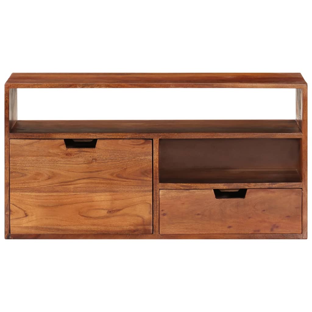 vidaXL TV Cabinet 80x30x42 cm Solid Acacia Wood