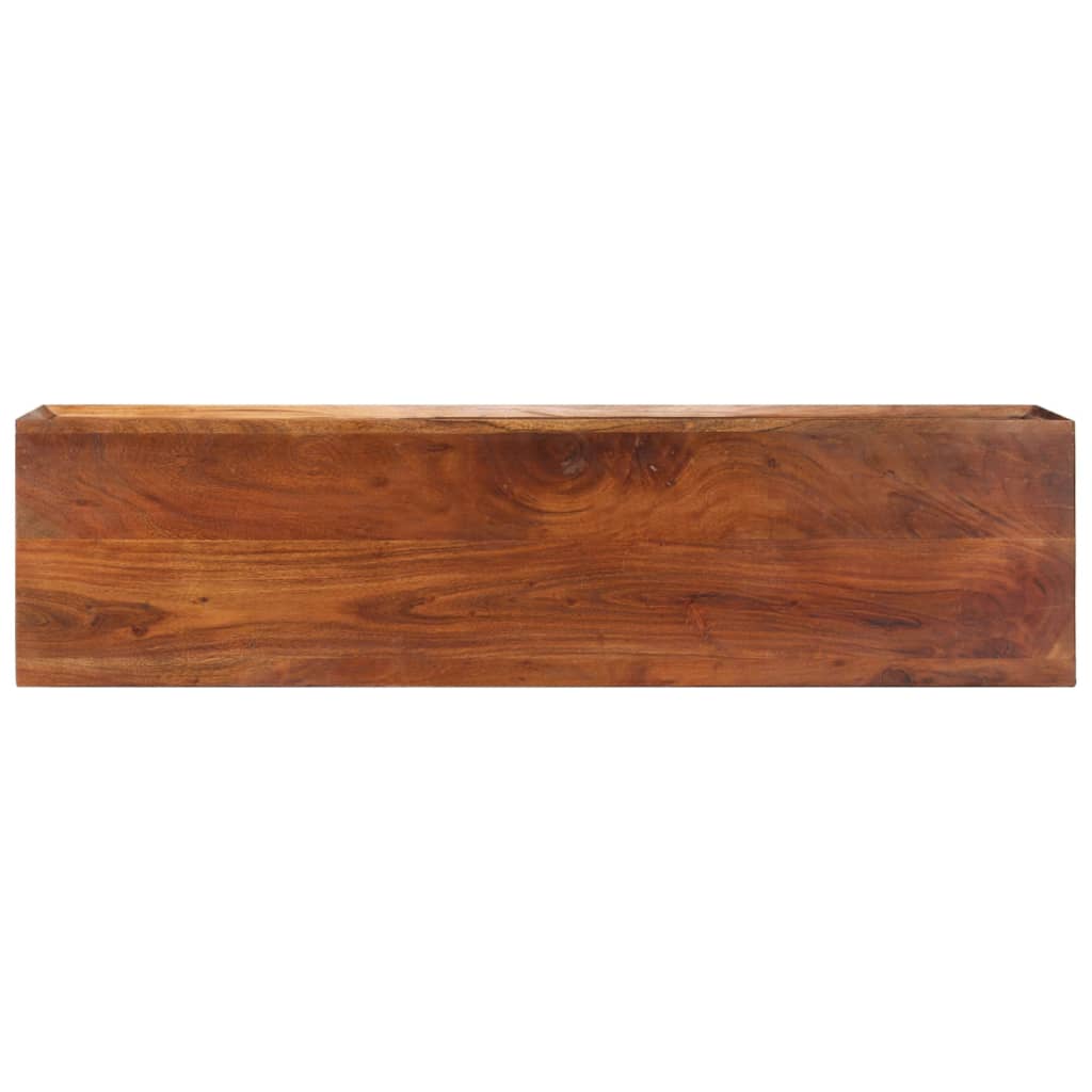 vidaXL TV Cabinet 118x30x55 cm Solid Acacia Wood