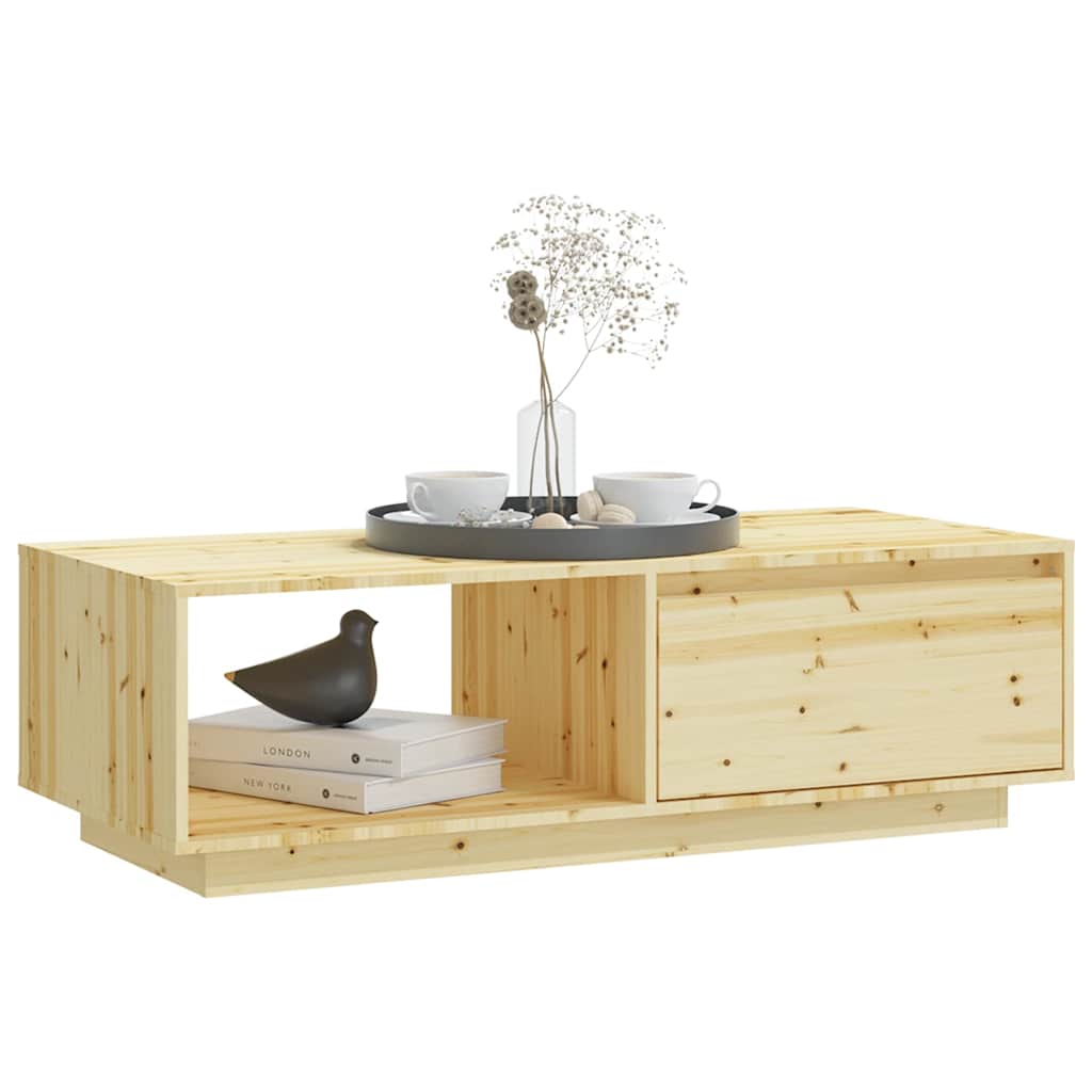 Coffee Table 110x50x33,5 cm Solid Wood Fir