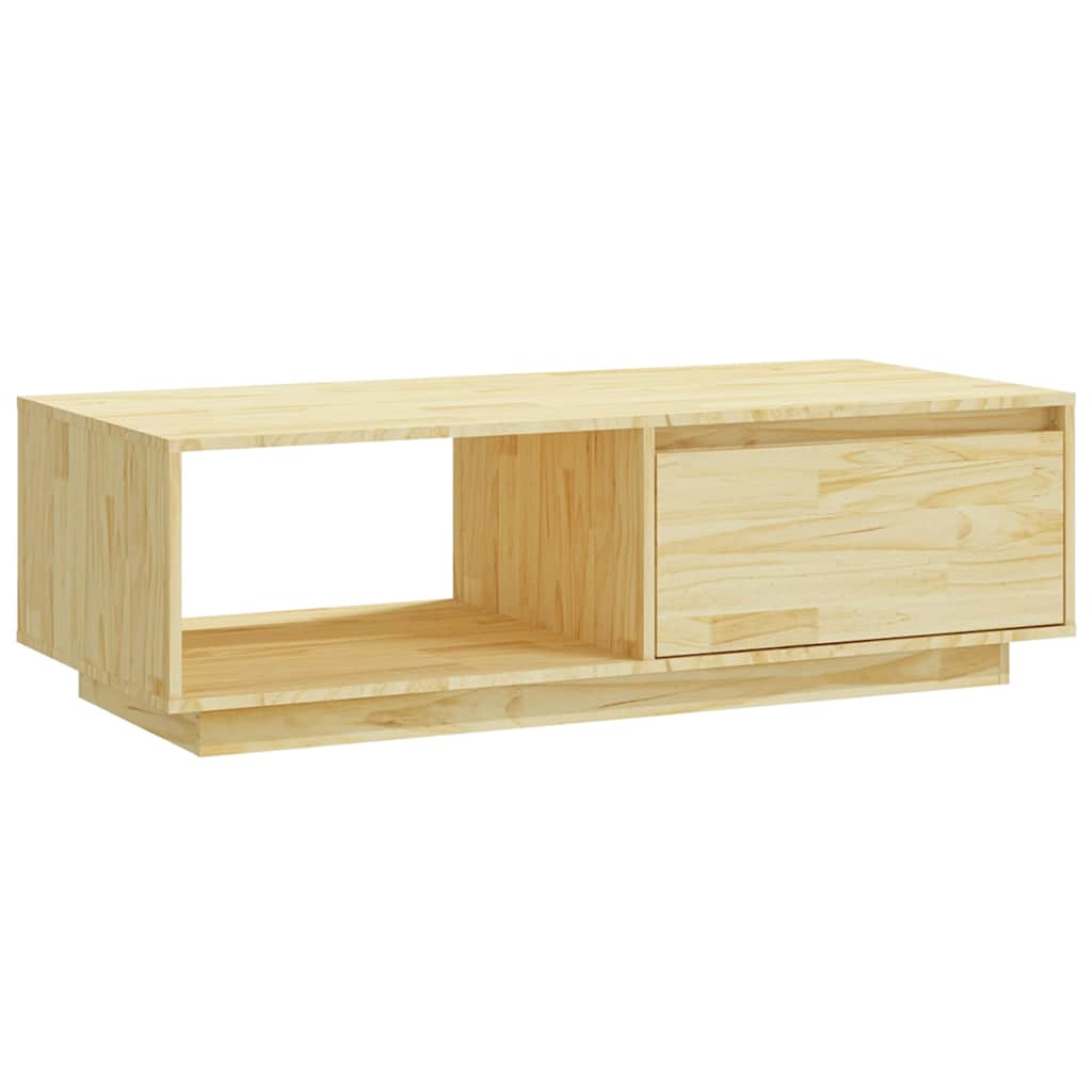 809882 vidaXL Coffee Table 110x50x33,5 cm Solid Wood Pine