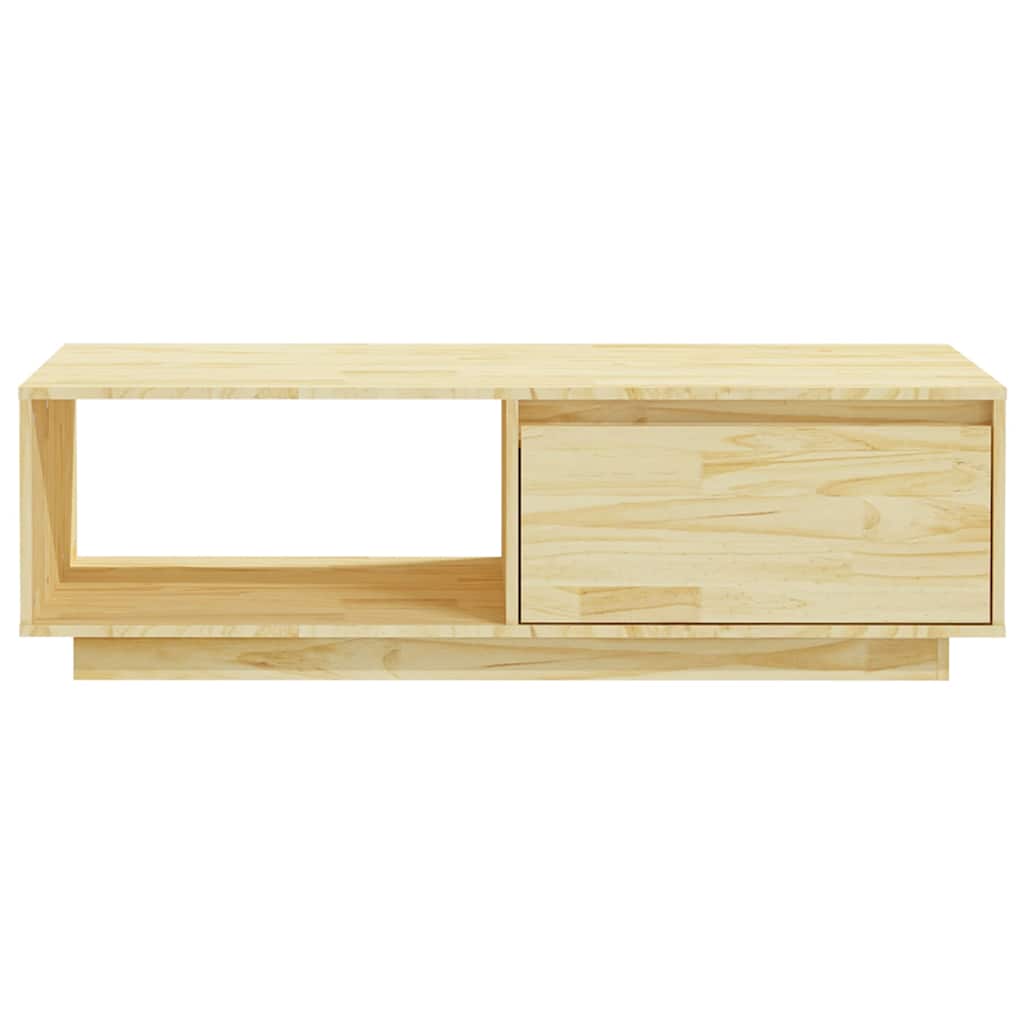 809882 vidaXL Coffee Table 110x50x33,5 cm Solid Wood Pine