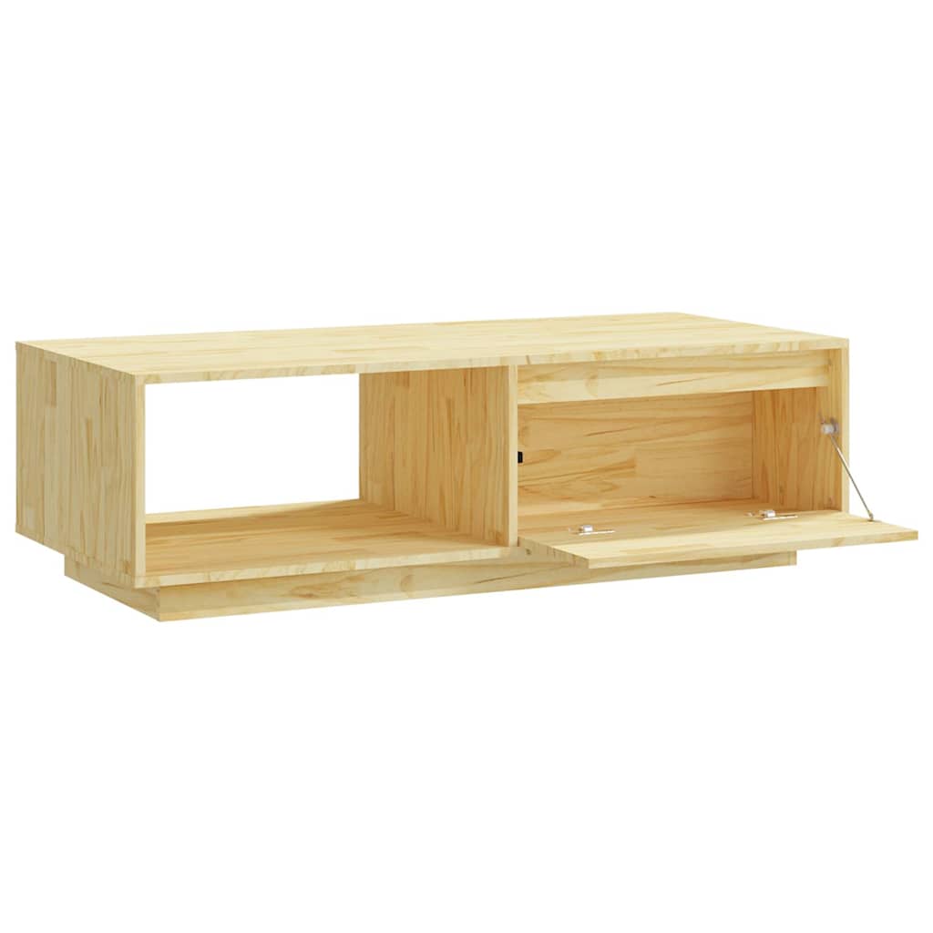 809882 vidaXL Coffee Table 110x50x33,5 cm Solid Wood Pine