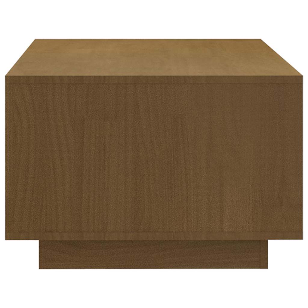 809885 vidaXL Coffee Table Honey Brown 110x50x33,5 cm Solid Wood Pine