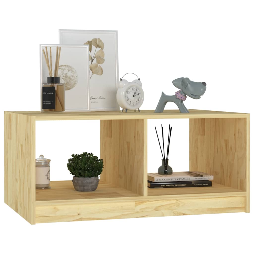 809906 vidaXL Coffee Table 75x50x33,5 cm Solid Wood Pine