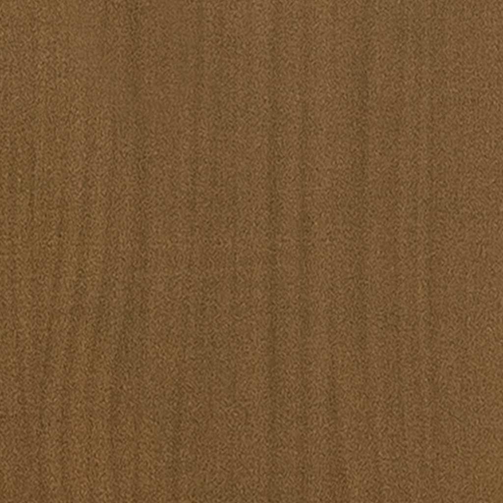 809909 vidaXL Coffee Table Honey Brown 75x50x33,5 cm Solid Wood Pine