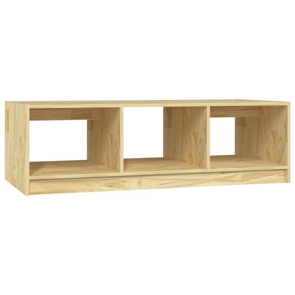 809912 vidaXL Coffee Table 110x50x34 cm Solid Wood Pine