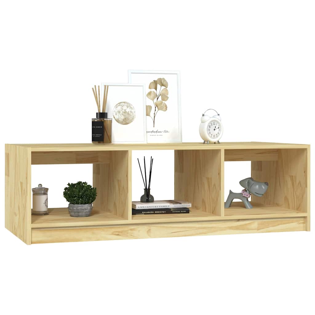 809912 vidaXL Coffee Table 110x50x34 cm Solid Wood Pine