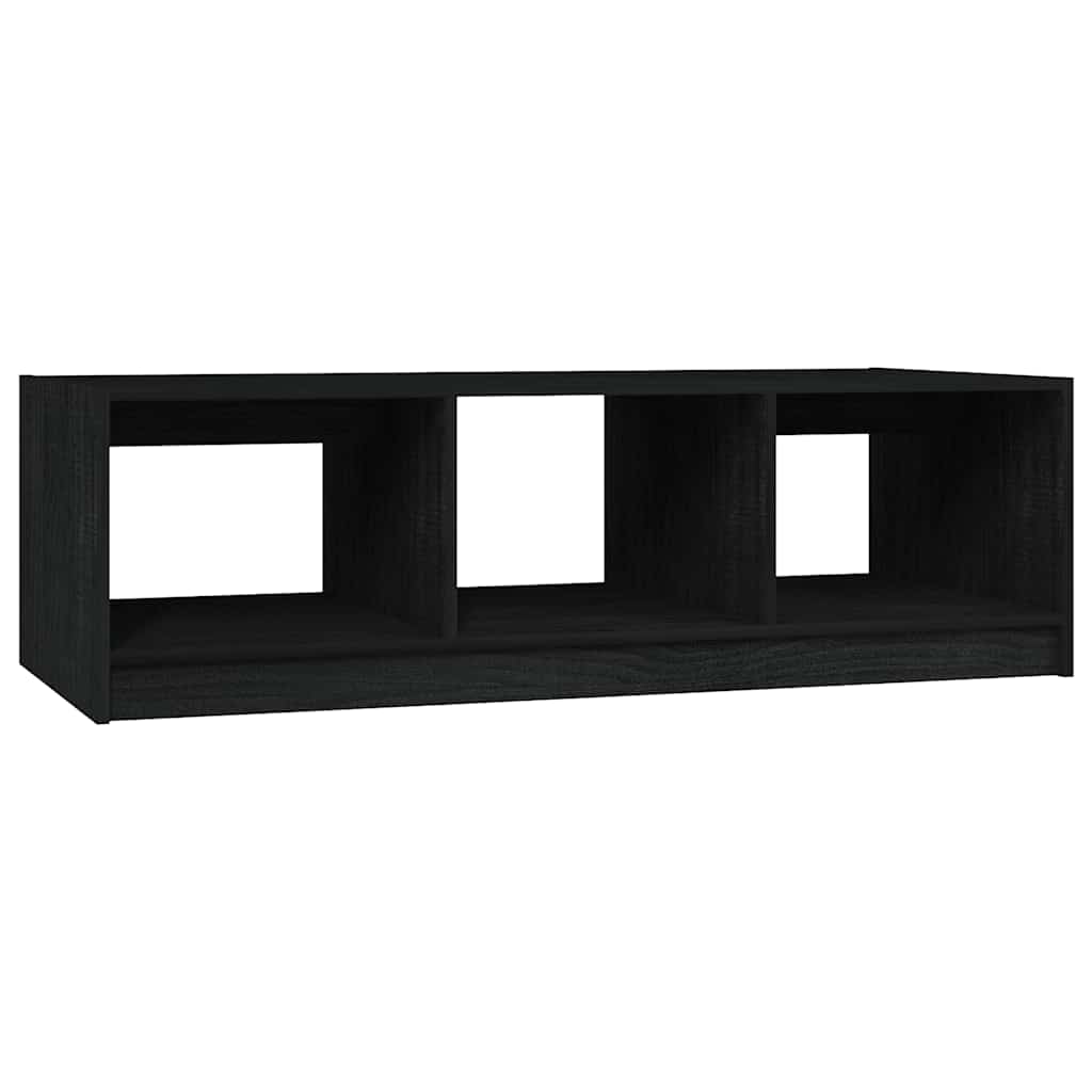 Coffee Table | Black | Solid pinewood | Medium | Storage | Coffee Table