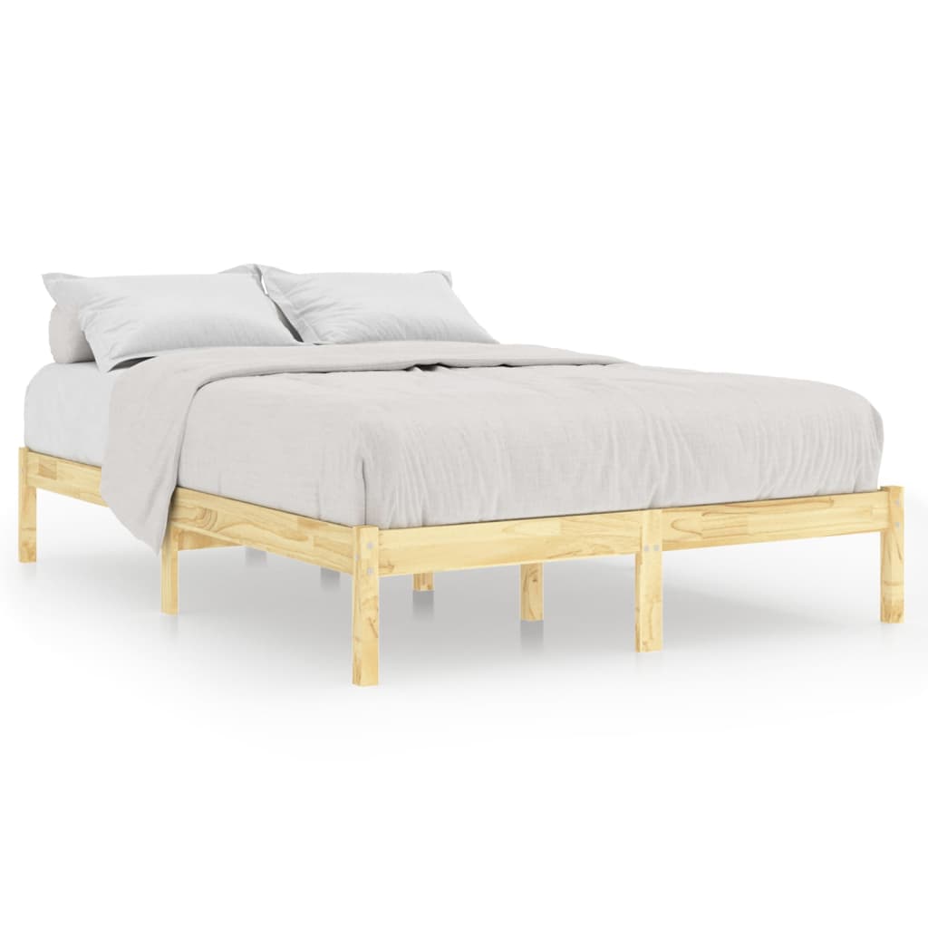 vidaXL Bed Frame without Mattress Solid Wood Small Double