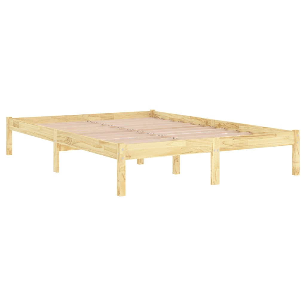 vidaXL Bed Frame without Mattress Solid Wood Small Double