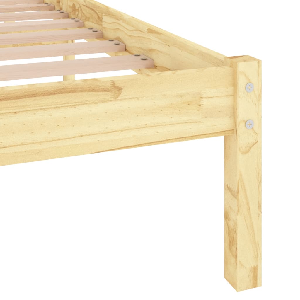 vidaXL Bed Frame without Mattress Solid Wood Small Double