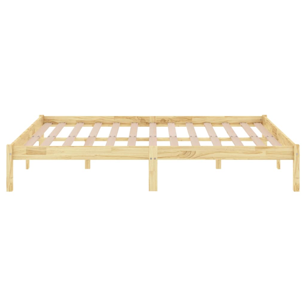 810017 vidaXL Bed Frame without Mattress Solid Wood 140x200 cm