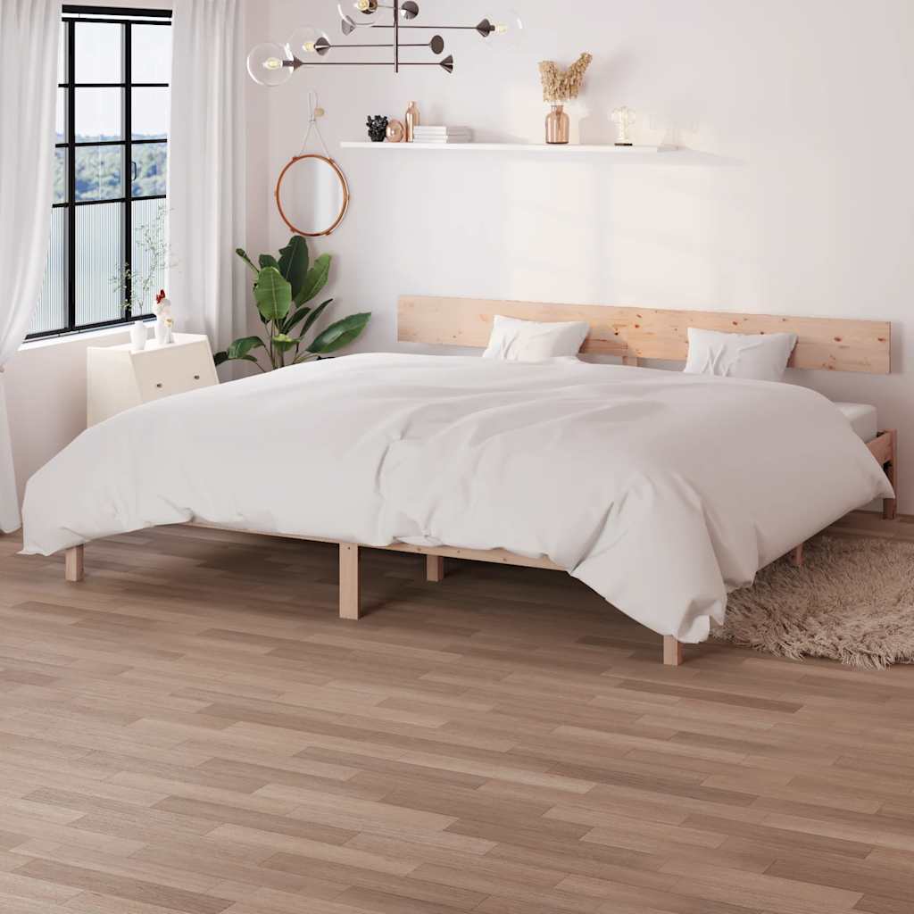 Bed Frame without Mattress Solid Wood 200x200 cm