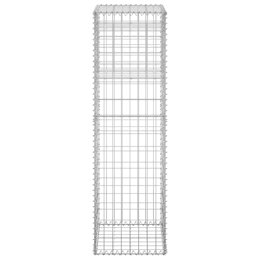 vidaXL Gabion Basket Post 40x40x140 cm Iron