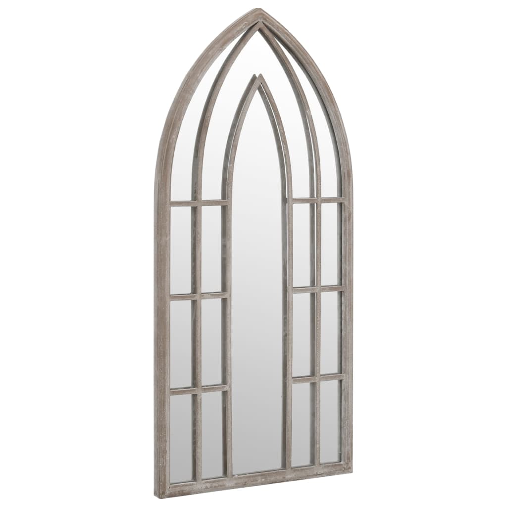 Garden Mirror Sand 70x30 cm Iron for Outdoor Use