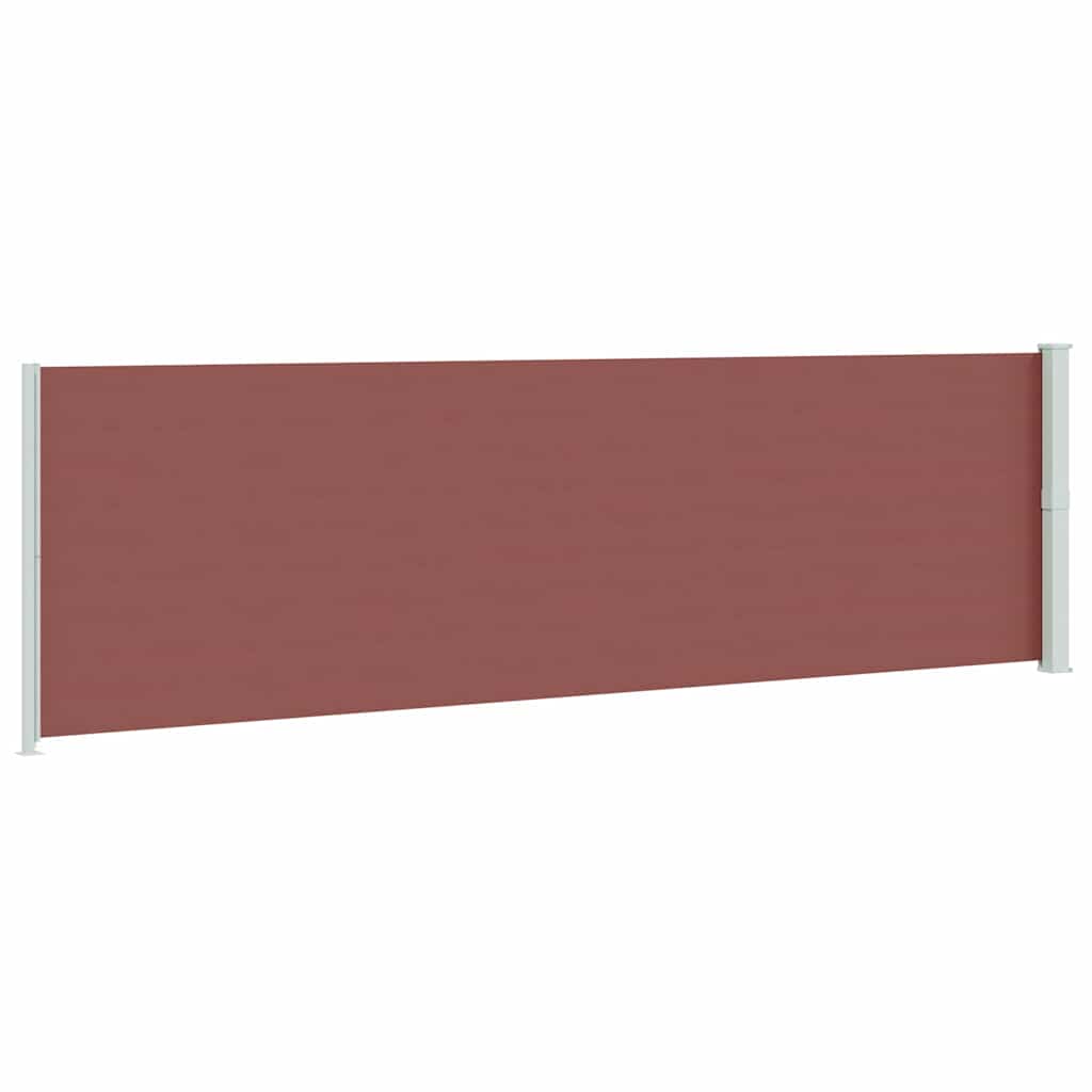 317969 vidaXL Patio Retractable Side Awning 180x600 cm Brown